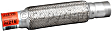 42216 Flex Pipe - Stainless Steel, Universal, Sold individually, 10 in. Body Length; 14 in. Overall Length; 2in. I.D.