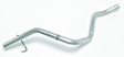 46990 Tail Pipe - Natural, Aluminized Steel, Direct Fit, Sold individually