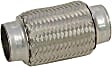 51015 Universal Flex Pipe, 2 in. Inlet Diameter, 4 in. Overall Length, Without Bushing, Sold Individually