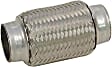 51021 Flex Pipe - Stainless Steel, 2 in. I.D., 6 in. Overall Length, Universal, Sold individually