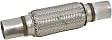 52252 Universal Flex Pipe, 2 in. OD, 8 in. Body Length, 12.5 in. Overall Length, Stainless Steel
