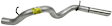 54287 Tail Pipe - Natural, Aluminized Steel, Direct Fit, Sold individually