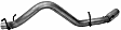 54704 Tail Pipe - Natural, Stainless Steel, Direct Fit, Sold individually