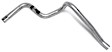 2017 Jeep Wrangler - Tail Pipe, For Vehicles With Rockcrawler Type Off-Road Suspension Kits, Natural, Stainless Steel