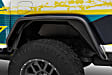 49664-01 Rear, Driver or Passenger Side Fender Flares, Black Granite Series