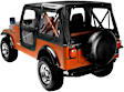 51118-01 Replace-A-Top Soft Top - Without Frame (Requires Factory Frame) Black