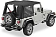 51127-15 Replace-A-Top Soft Top - Without Frame (Requires Factory Frame) Black Denim