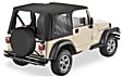 51127-15 Replace-A-Top Soft Top - Without Frame (Requires Factory Frame) Black Denim