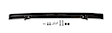 2019 Jeep Wrangler - Windshield Channel Header - Direct Fit, Sold Individually
