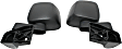 51261-01 Driver and Passenger Side Highrock 4x4 Series Mirror, Manual Adjust, Non-Heated, Manual Folding, Black, No Signal Light, No Memory, No Puddle Light, No Auto-Dim