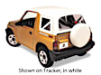 1992 Suzuki Samurai - Replace-A-Top, Soft Top, Black Denim, Without Frame (Requires Factory Frame), No Door Skins Included; For OEM Soft Top Hardware, Fabric
