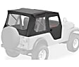 51405-01 Tigertop Soft Top - With Frame (Frame Included) Black