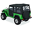 51464-15 Supertop Soft Top - With Frame (Frame Included) Black Denim