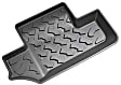 2009 Jeep Wrangler - Second Row Molded Floor Liner, Sport Utility, Black, Made of Rubber, Floor Liner Series