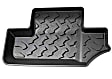 2009 Jeep Wrangler - Second Row Molded Floor Liner, Sport Utility, Black, Made of Rubber, Floor Liner Series