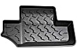 2009 Jeep Wrangler - Second Row Molded Floor Liner, Sport Utility, Black, Made of Rubber, Floor Liner Series