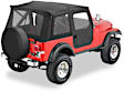 51595-01 Supertop Soft Top - With Frame (Frame Included) Black