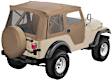 51595-04 Supertop Soft Top - With Frame (Frame Included) Tan
