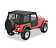 51595-15 Supertop Soft Top - With Frame (Frame Included) Black Denim