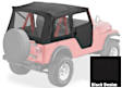 51595-15 Supertop Soft Top - With Frame (Frame Included) Black Denim