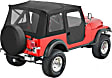 51597-01 Supertop Soft Top - With Frame (Frame Included) Black