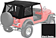 51599-15 Supertop Soft Top - With Frame (Frame Included) Black Denim