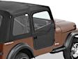 1993 Jeep Wrangler - Half Door - Black Denim, Dual-layer poly-cotton vinyl, Direct Fit, Set of 2