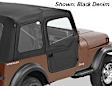 1993 Jeep Wrangler - Half Door - Black Denim, Dual-layer poly-cotton vinyl, Direct Fit, Set of 2