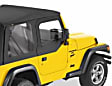 51790-35 Half Door - Black diamond, Dual-layer poly-cotton vinyl, Direct Fit, Set of 2