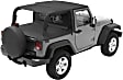 52584-35 Header Extended Safari Style Bikini Top Black diamond