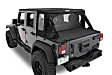 53900-17 Halftop Series Soft Top - Black