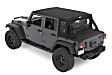 53900-17 Halftop Series Soft Top - Black