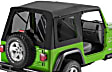 54709-15 Supertop Soft Top - With Frame (Frame Included) Black Denim