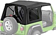 54709-15 Supertop Soft Top - With Frame (Frame Included) Black Denim
