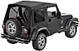 54709-15 Supertop Soft Top - With Frame (Frame Included) Black Denim