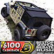 54720-15 Supertop NX Soft Top - With Frame (Frame Included) Black Denim