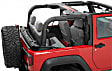 2014 Jeep Wrangler - Supertop NX Soft Top, With Frame (Frame Included), No Doors Included, Black diamond, Dual-layer poly-cotton vinyl