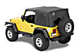 2014 Jeep Wrangler - Supertop NX Soft Top, With Frame (Frame Included), No Doors Included, Black diamond, Dual-layer poly-cotton vinyl