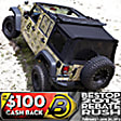 2014 Jeep Wrangler - Supertop NX Soft Top, With Frame (Frame Included), No Doors Included, Black diamond, Dual-layer poly-cotton vinyl