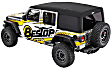 54725-17 Supertop Ultra Squareback Soft Top - With Frame (Frame Included) Black
