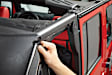 54862-17 Trektop Pro Hybrid Fastback Soft Top - Frameless Design Black