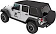 54863-17 Trektop Pro Hybrid Fastback Soft Top - Frameless Design Black