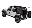 54863-17 Trektop Pro Hybrid Fastback Soft Top - Frameless Design Black