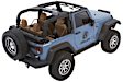 54922-35 Trektop Glide FastBack  Soft Top - With Frame (Frame Included) Black diamond