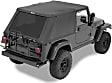 56821-35 Trektop Fastback Soft Top - With Frame (Frame Included) Black diamond