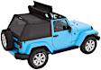 56852-17 Trektop Fastback Soft Top - With Frame (Frame Included) Black twill