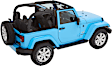 2014 Jeep Wrangler - Trektop Fastback, Soft Top, Black diamond, With Frame (Frame Included), Heavy Duty SailCloth