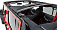 56853-17 Trektop Fastback Soft Top - With Frame (Frame Included) Black twill
