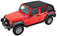 56853-35 Trektop Fastback Soft Top - With Frame (Frame Included) Black diamond