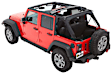 56853-35 Trektop Fastback Soft Top - With Frame (Frame Included) Black diamond
